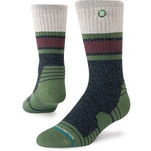 Stance Half Mast Hike Crew Socks Unisex 2026 Green size Large | Wool