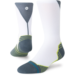Stance Funnel Light Crew Socks Unisex 2026 in White size Large | Nylon