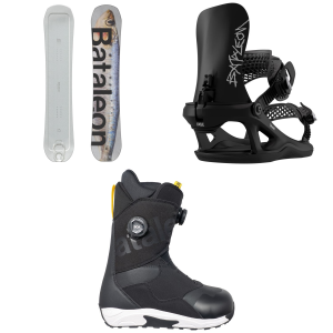Bataleon Fun. kinkSnowboard 2027 - 151 Package (151 cm) + S Mens in Black size 151/S