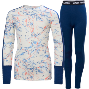 Helly Hansen Kid's Helly Hansen Graphic Lifa Set 2027 in Blue size 9 | Wool - $125.00 at evo