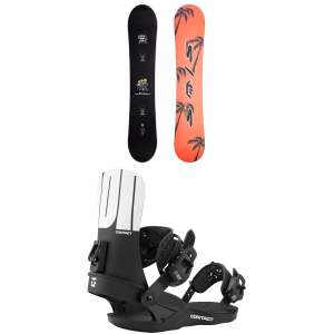Sims Women's Sims Salt Snowboard 2027 - 144 Package (144 cm) + S Womens in Black size 144/S | Aluminum - $620.95 at evo