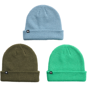 Burton Burton DND Beanie Hat 3 Pack 2027 in Red | Acrylic - $49.95 at evo