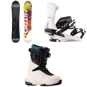 Nitro Nitro Alternator FX Snowboard 2027 - 157 Package (157 cm) + M Mens in Teal size 157/M - $1277.87 at evo