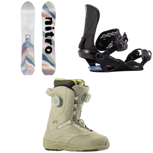 Nitro Women's Nitro Drop Snowboard 2027 - 146 Package (146 cm) + S/M Womens size 146/S/M - $1151.87 at evo