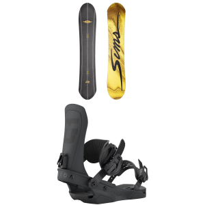 Sims Sims Nub Snowboard 2027 - 156.5 Package (156.5 cm) + M Mens in Black size 156.5/M | Aluminum/Bamboo - $968.94 at evo