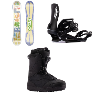 Women's Nitro Mercy Snowboard 2027 - 149 Package (149 cm) + S Mens in Teal size 149/S