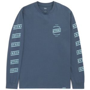 Oyuki Oyuki BSC Stacked Long-Sleeve T-shirt Unisex 2027 in Blue size Large | Cotton - $49.95 at evo