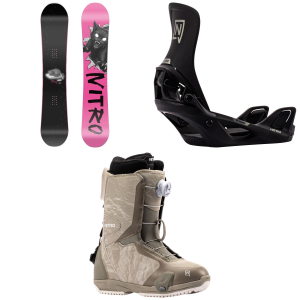 Nitro Women's Nitro Fate Pro Snowboard 2027 - 146 Package (146 cm) + S Womens in White size 146/S - $1241.87 at evo