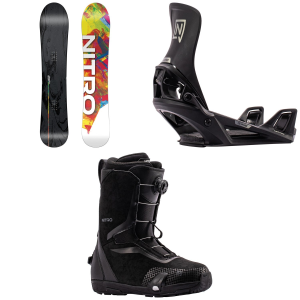 Nitro Nitro Alternator FX Snowboard 2027 - 162 Package (162 cm) + L Mens in White size 162/L - $1187.87 at evo