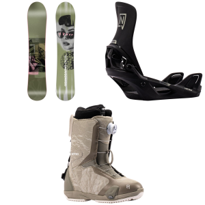 Women's Nitro Alternator x Hailey Snowboard 2027 - 149 Package (149 cm) + M Womens in White size 149/M