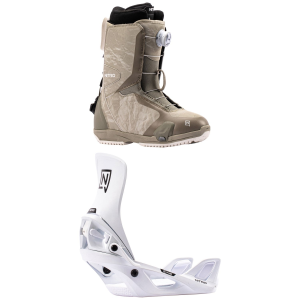Nitro Women's Nitro Scala Boa Step On Snowboard Boots 2027 - 8 Package (8) + M Womens in White size 8/M | Rubber - $647.91 at evo