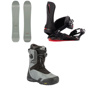 Nitro Nitro Banker Snowboard 2027 - 152 Package (152 cm) + M Mens in Black size 152/M - $1439.87 at evo