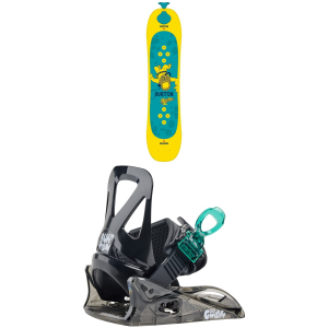 Burton Kid's Burton Riglet Snowboard Toddlers' 2027 - 90 Package (90 cm) + S Kids in Black size 90/S - $215.91 at evo
