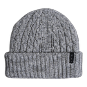 Autumn Cable Knit Beanie Hat 2027 in Brown | Wool