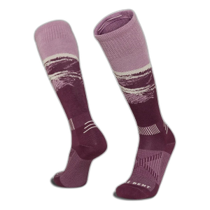 Women's Le Bent Elyse Saugstad Pro Series Zero Cushion Socks 2027 in Purple size Large | Nylon/Wool/Elastane