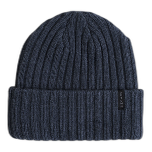 Autumn Wide Wale Beanie Hat 2027 in Black | Nylon/Acrylic/Wool
