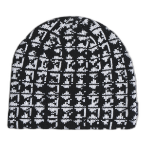 Corduroy Corduroy Studs Skully Beanie Hat 2027 in Black | Acrylic - $28.00 at evo