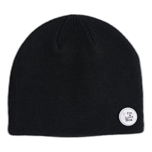 Corduroy Corduroy Love Bug By Kennedi Deck Beanie Hat 2027 in Black | Acrylic - $28.00 at evo