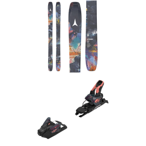 Atomic Bent 100 Skis 2027 - 158 Package (158 cm) + 100 Adult Alpine Bindings in Pink size 158/100