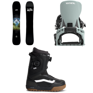 Lib Tech Skunk Ape C2 Snowboard 2027 - 161W Package (161W cm) + X-Large Mens in Red size 161W/Xl