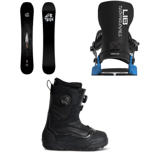 Lib Tech EJack Knife Snowboard 2027 - 157 Package (157 cm) + M Mens in White size 157/M | Nylon/Aluminum