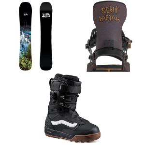 Lib Tech Skunk Ape Camber Snowboard 2027 - 161W Package (161W cm) + L Mens in White size 161W/L | Nylon/Aluminum