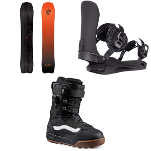 Arbor Bryan Iguchi Pro Snowboard 2027 - 159 Package (159 cm) + S Mens in Red size 159/S | Aluminum/Bamboo/Plastic