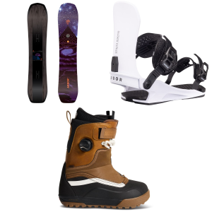 Arbor Astrowaste Snowboard 2027 - 150 Package (150 cm) + M Mens in White size 150/M | Aluminum/Plastic