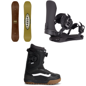 Arbor Arbor Element Snowboard 2027 - 162 Package (162 cm) + M Mens in Red size 162/M | Aluminum/Plastic - $1106.91 at evo