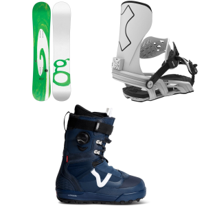 GNU Wagyu Snowboard 2027 - 153 Package (153 cm) + L Mens in Blue size 153/L | Aluminum