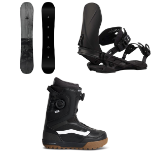 Arbor Formula Snowboard 2027 - 158 Package (158 cm) + M Mens in Black size 158/M | Nylon/Plastic