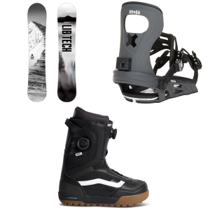 Lib Tech Cold Brew Snowboard 2027 - 155W Package (155W cm) + L Mens in Grey size 155W/L | Nylon/Aluminum