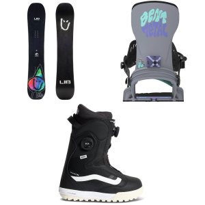 Lib Tech dPr LtD Snowboard 2027 - 154 Package (154 cm) + M/L Womens in Black size 154/M/L | Nylon/Aluminum