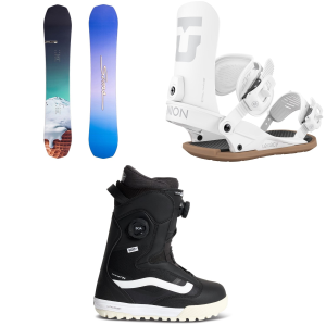 Women's Sims Vanilla Snowboard 2027 - 149 Package (149 cm) + S Womens in Black size 149/S | Aluminum