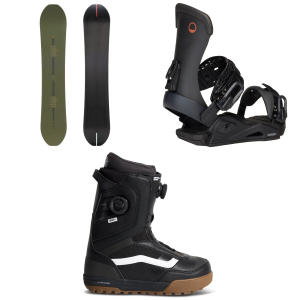Season Season Kin Snowboard 2027 - 147 Package (147 cm) + M Mens in White size 147/M | Nylon/Bamboo - $980.95 at evo