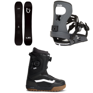Lib Tech dPr Snowboard 2027 - 156 Package (156 cm) + M Mens in Grey size 156/M | Nylon/Aluminum