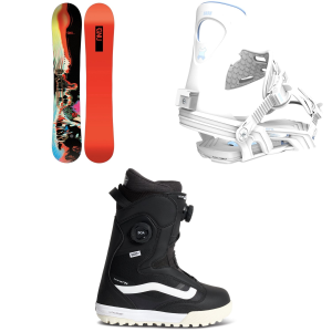 Women's GNU Pepper Snowboard 2027 - 149 Package (149 cm) + S/M Womens in Purple size 149/S/M | Nylon/Aluminum