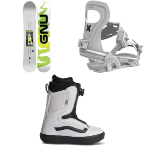 GNU Antigravity Snowboard 2027 - 159 Package (159 cm) + M Mens in Black size 159/M | Nylon