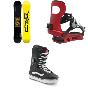 GNU Facts Snowboard 2027 - 153 Package (153 cm) + M Mens in White size 153/M | Nylon