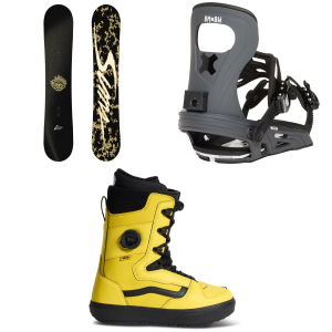 Sims Sims Bowl Squad LTD Snowboard 2027 - 154.5 Package (154.5 cm) + M Mens in Grey size 154.5/M | Nylon/Aluminum - $841.48 at evo
