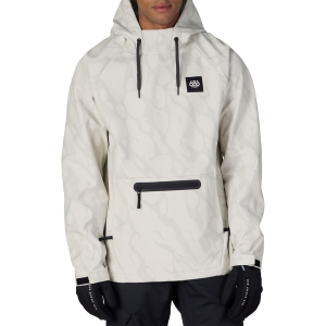 686 Waterproof Hyperchromic Pullover Hoodie Men's 2027 in White size 2X-Large | Polyester