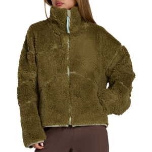 Seniq Women's SENIQ Wooluxe Fleece Full Zip Up 2026 Green size Small | Acrylic/Wool/Polyester - $228.00 at evo