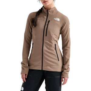 Women's The North Face Summit FUTUREFLEECE(TM) Full Zip Jacket 2027 in Khaki size Small | Nylon/Elastane/Polyester