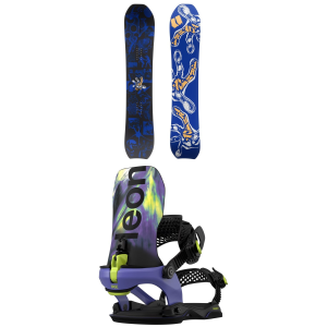 Armada Sicko Snowboard 2027 - 152 Package (152 cm) + S Mens size 152/S | Aluminum/Bamboo