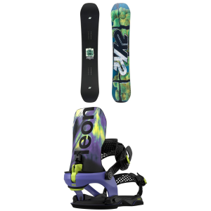 K2 Afterblack Snowboard 2027 - 154 Package (154 cm) + M/L Mens size 154/M/L | Aluminum