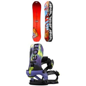 Armada Squonk Snowboard 2027 - 146 Package (146 cm) + S Mens size 146/S | Aluminum/Bamboo