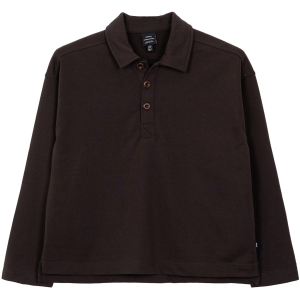 Women's Finisterre Sanderling Smock Sweater 026 in Brown | Cotton