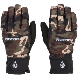 Volcom V. Co Nyle Gloves 2027 in Brown size Medium | Nylon/Elastane/Polyester