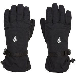 Women's Volcom V.Snow Over Gloves 2027 in Brown size Large | Suede/Polyester