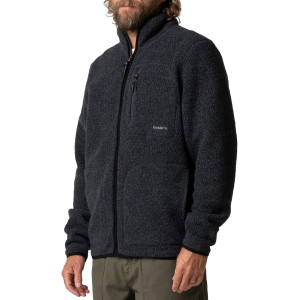 Finisterre Portell Wool Fleece Jacket Men's 2026 in Black size Medium | Wool/Polyester